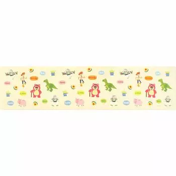 Disney моющийся кухонный коврик 45 см x 180 см салфетка из ПВХ Toy Story 4548622744910 OKA) приблизительно. (желтый) (Просто Винил)