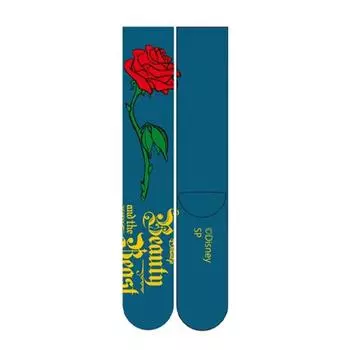 Disney Nostalgica High Socks Beauty and the Beast Rose Blue DS2116NJ синий