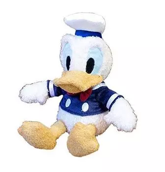 Disney Old Standard Donald Plush Toy S size Sitting height 18cm
