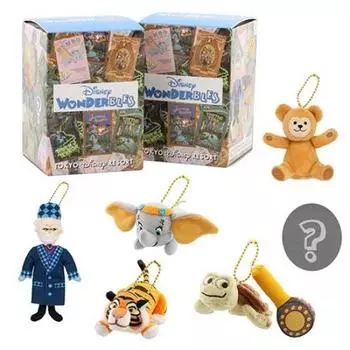 Disney One Doubles Plush Charm Box Все 6 типов с секретами 1BOX Tokyo Disney Resort Limited Collection Strap