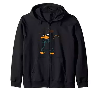 Disney Phineas and Ferb Agent P Undercover Outline Shot Zip Parka чёрный