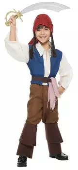 Disney Pirates of the Caribbean Jack Sparrow Kids Costume for Boys Height 120cm-140cm