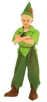 Disney Питер Пэн детский костюм для мальчиков 120см-140см