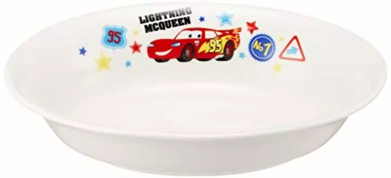 Disney Pixar Cars 707133 Друзья Карри Тарелка, 7,1 дюйма (18 см), белый