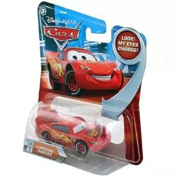 Disney Pixar Тачки Лентикулярные глаза Диноко Молния Маккуин Литой автомобиль 155 [Б/у]