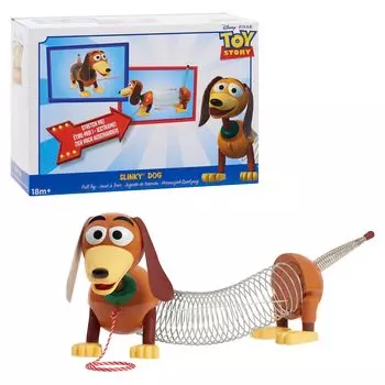 Disney Pixar Toy Story Slinky Dog Pull Toy Disney PIXAR 2020 TOY STORY SLINKY DOG PULL TOY Movie Doll Goods / [Предмет] серебряный