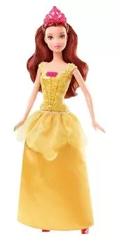 Disney Princess Sparkly Dress Princess Doll Belle (BBM23)