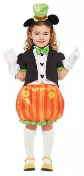 Disney Pumpkin Mickey Kids Costume for Girls Height 120cm-140cm