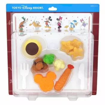 Disney Resort Play Set with Placemat Kids Plate Lunch Kids Menu Park Food Toys Tokyo Disney Resort TDR Children s