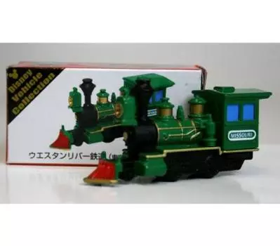 Disney Resort Western River Railway TDR DISNEY Vehicle Collection TDL WESTERN RIVER RAILROAD Tomica [Tokyo (green) Tomica] зелёный