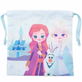 Disney Satin Drawstring Анна Эльза Олаф Бумага Искусство APDSF4678 Frozen 2 & &