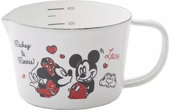 Disney Shake Hands эмалированная мерная кружка S 450 мл MMJ-07