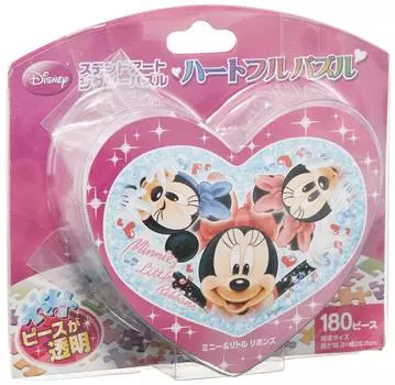 Disney Stained Art Heartful Puzzle 180 элементов Minnie Little Ribbons & DSH-180-425