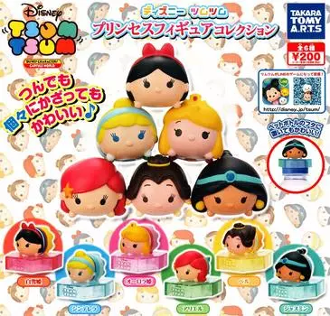 Disney Tsum Tsum Princess Figure Collection of 6 types [Set (full complete)]