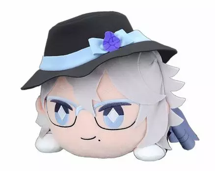 Disney Twisted Wonderland Azure Archengrotto Mega Jumbo Лежащая плюшевая игрушка серый