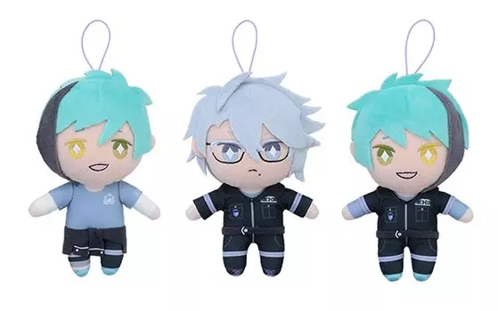 Disney Twisted Wonderland EX Athletic Wear Мягкая игрушка Octavinel Dormitory Azure Floyd Jade Набор из 3 шт.