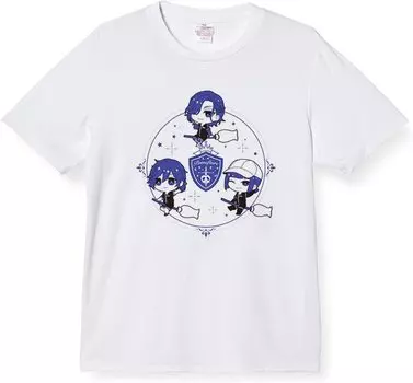 Disney Twisted Wonderland Flight Bottle Pomefiore Dormitory WH White Free Size T-shirt