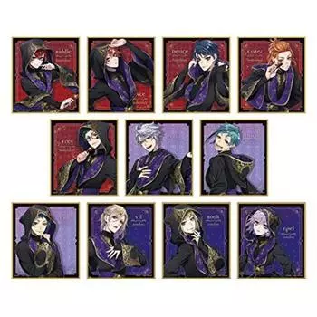 Disney Twisted Wonderland Trading Mini Цветная бумажная одежда для церемонии 11 предметов КОРОБКА Vol.1