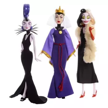 Disney Villains 3 Doll Set 100th Anniversary 4 и HRF56 [3 куклы] [Кукла-наряд] [Disney Celebration] [Возраст]