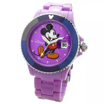 Disney Watch Toy Watch Микки Маус Микки Маус Фиолетовый D91084SVPU [Disney] Мужские