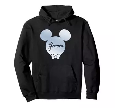 Disney Wedding Mickey Mouse Bow Tie Муж Жених Парка чёрный
