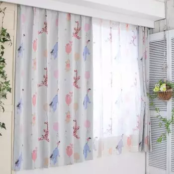 Disney Winnie the Pooh and Friends Blackout and Lace Set of 100 x 200 Featuring and Machine Character Designs Heat-Shielding Curtains, 4, cm, Pooh,