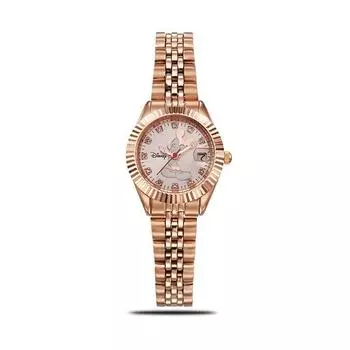 Disney Women s Mickey Mouse Character Timeless Metal Band Watch 26mm OW619,Korean popular watches