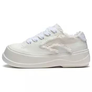 Disney X Li Ning Honey Platform нескользящие износостойкие низкие спортивные повседневные туфли женские кроссовки Off-White AGCT042-2 39