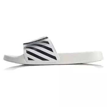 Disney X Li Ning Trendy Silent Anti-Wear Slide Sandals Men Shoes White AGAQ023-5 45
