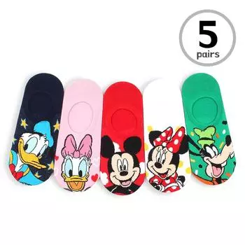 Disney Женские носки Кроссовки Обувь Носки Девочки Мальчики (5 пар) LG15 22 cm - 25 cm