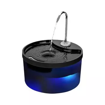 Диспенсер, 3,2 л Диспенсер, И Фильтр Разработан С Краном из Нержавеющей Стали, Пластиковая Автоматическая Миска-Диспенсер для Воды для Домашних Животных И Диспенсер для Воды One Size чёрный