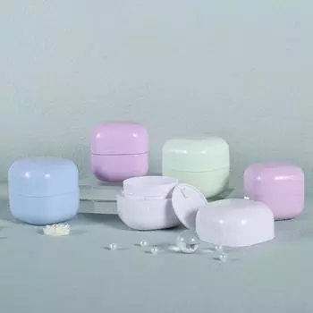 Диспенсер Бутылка Полировка Магазин Мини Легкий Пластиковый Пустой Лосьон Косметический Контейнер Аксессуары Для Макияжа 20g белый