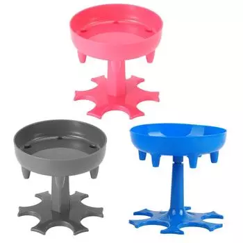 Диспенсер для 6 стопок, держатель для выливания, вращающаяся стойка для красного вина, посуда для домашнего бара Un type Rose rouge