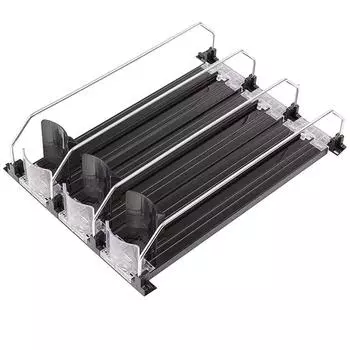 Диспенсер для банок с газировкой для холодильника с регулируемой направляющей - идеально подходит для газировки, пива и других напитков CHINA