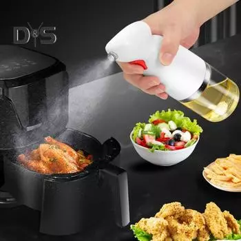 Диспенсер для белого уксуса, 160 мл, 800 мАч, герметичный практичный распылитель масла с равномерным запотеванием белый