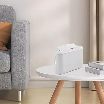 Диспенсер для бумажных полотенец на столешнице, многократный держатель для бумажных полотенец, нескользящий держатель для салфеток для лица, органайзер для салфеток для туалета в спальне белый