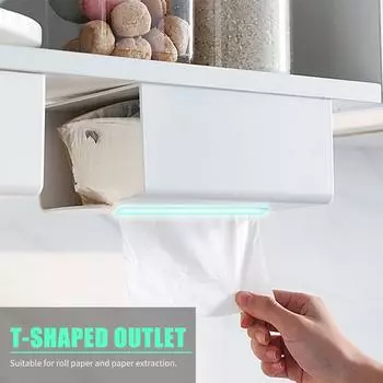 Диспенсер для бумажных полотенец Настенный держатель для бумажных полотенец без сверления Диспенсер для туалетной бумаги в ванной комнате Grey