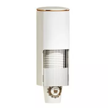 Диспенсер для бумажных стаканчиков East Leaf, держатель для стаканов, настенная подставка, клейкая лента для хранения воды, примерно 40 [с крышкой, тип, 50-75 мм