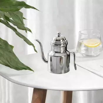 Диспенсер для бутылок с маслом из нержавеющей стали, легко моющийся контейнер для соевого соуса 450ML