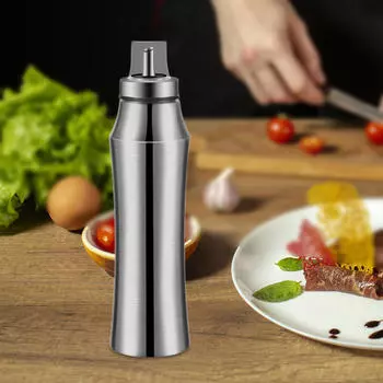 Диспенсер для бутылок с растительным маслом, контейнер для жидкости с крышкой, прочный, оливковый 750ML