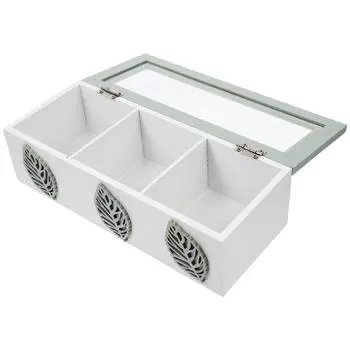 Диспенсер для чайных пакетиков, органайзер для выдвижных ящиков, деревянных коробок, шкафов для хранения ювелирных изделий, контейнеров 24.00X10.00X7.00CM