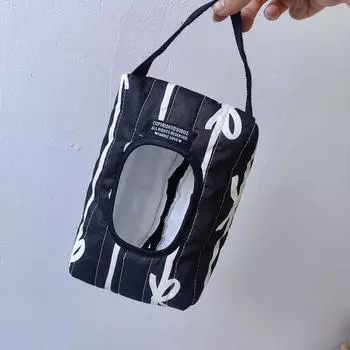 Диспенсер для детских салфеток Bow Baby Wipes с откидной крышкой, портативный домашний органайзер для бумаги, сумка для влажных салфеток, сумка для хранения салфеток белый