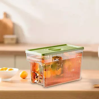 Диспенсер для холодных напитков, Диспенсер для холодных напитков, Бутылка для фруктового чая объемом 3 л с заварочным устройством, Холодильник