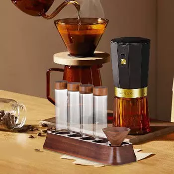 Диспенсер для кофейных зерен, контейнер для хранения с подставкой для дисплея 8 Hole