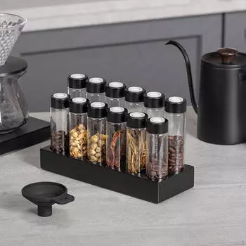 Диспенсер для кофейных зерен с герметичной крышкой 6 Holes