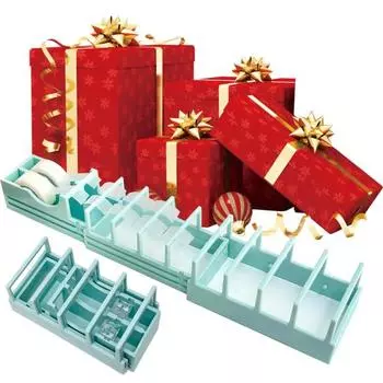 Диспенсер для лент Yousheng распределяет подарочную упаковочную ленту Диспенсер без режущего лезвия Быстрый и простой инструмент для распределения упаковочной ленты зелёный