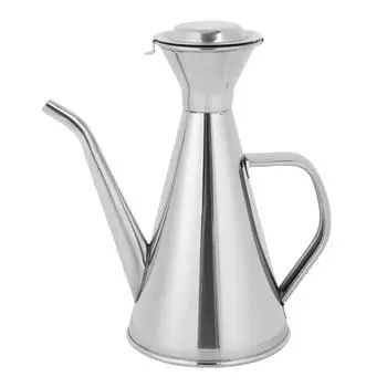 Диспенсер для масла из нержавеющей стали, герметичная бутылка для масла, контейнер для хранения масла с длинным узким носиком 250ML