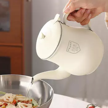 Диспенсер для масла из нержавеющей стали премиум-класса с носиком для использования дома и в ресторане 400ML