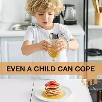 Диспенсер для меда Диспенсер для сиропа Красивая сотовая банка Диспенсер для сока для кафе-ресторана Без запаха Простой в использовании Предотвращает капание Кухонные инструменты чистый