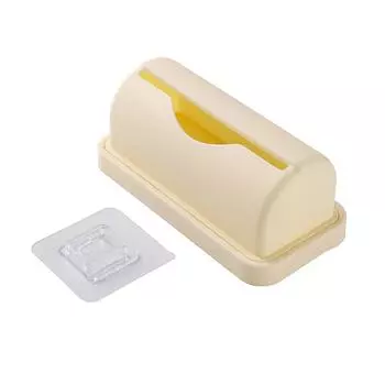 Диспенсер для мусорных мешков, держатель рулона, настенный пластиковый органайзер для хранения мусорных мешков, не оставляющий следов бежевый